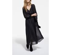 The Kooples Long Pleated Velvet Dress With Belt Black Taglia: 36 | Abiti Midi Outlet | Donna | Nero