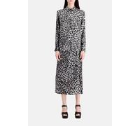 The Kooples Long Sleeve Satin Shirt Black White Leopard Taglia: 36 | Magliette intime Outlet | Donna | Nero