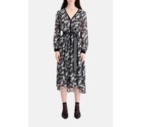 The Kooples Long-sleeved Button-down Dress Black White Taglia: 40 | Abiti Midi Outlet | Donna | Nero