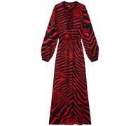 The Kooples Long-sleeved Zebra Print Dress Black-red Taglia: 38 | Maxi abiti Outlet | Donna | Nero