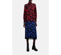 The Kooples Loose Shirt With Pleated Stand-up Collar Black-red Taglia: 34 | Magliette intime Outlet | Donna | Bianco