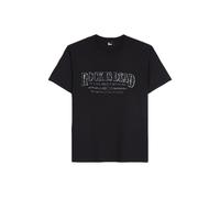The Kooples Mc Rock Is Dead T-shirt Black Washed Taglia: S | T-shirt stampate Outlet | Uomo | Nero