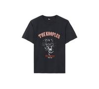 The Kooples Mc Wild Spirit Panther T-shirt Black Washed Taglia: S | Outlet | Uomo | Nero