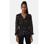 The Kooples Ml Top Tightened At The Waist With Buttons Black/yellow Taglia: 38 | Magliette intime Outlet | Donna | Bianco