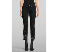 The Kooples Pantalon Denim Avec Details Clous Black Taglia: 38 | Jeans Slim Fit Outlet | Donna | Blu
