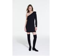 The Kooples Robe Courte One Shoulder Fronces Black Taglia: 36 | Abiti Mini Outlet | Donna | Nero