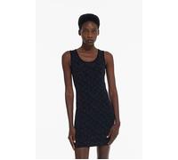 The Kooples Robe Jacquard Logo All Over Black Dark Grey Taglia: 38 | Outlet | Donna | Nero