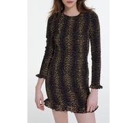 The Kooples Robe Smock Stripy Leopard Taglia: 36 | Abiti Mini Outlet | Donna