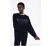 The Kooples Rock Is Dead Round Neck Sweatshirt Black Washed Taglia: 34 | Maglioni Outlet | Donna | Nero
