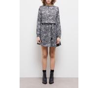 The Kooples Short Dress With Long Sleeves Black White Taglia: 36 | Abiti Mini Outlet | Donna | Nero