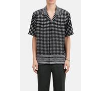 The Kooples Short-sleeved Shirt With Shark Neck Black White Taglia: M | Camicie Casual Outlet | Uomo | Nero