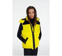 The Kooples Sleeveless Down Jacket With Contrasted Yoke Yellow Fluo Taglia: M | Outlet | Uomo | Giallo