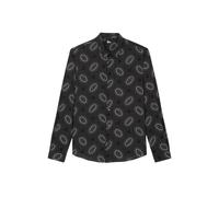 The Kooples Slim Shirt D Galaxy Pattern Black White Taglia: M | Camicie Casual Outlet | Uomo | Nero