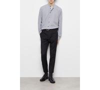 The Kooples Slim Shirt With Officer Collar Black White Taglia: S | Camicie Casual Outlet | Uomo | Nero