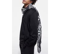 The Kooples Square Scarf With Feather Pattern Ecru Taglia: OS | Outlet | Unisex | Marrone