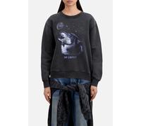 The Kooples Sweat Wash With Wolf Print Black Washed Taglia: 36 | Maglioni a maglia Outlet | Donna | Nero