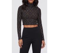 The Kooples T-shirt Ml Diamond Dots Black Taglia: 38 | Maglie a manica lunga Outlet | Donna | Nero