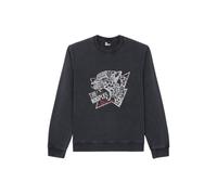 The Kooples Tiger Round Neck Sweatshirt Black Washed Taglia: XS | Maglioni Outlet | Uomo | Nero