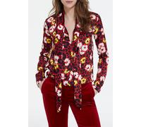 The Kooples Top Lavaliere Wild Blossom Red Red/yellow Taglia: 36 | Cappotti Outlet | Donna | Rosso