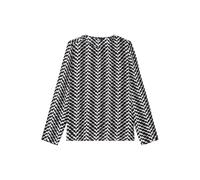 The Kooples Top Sleeves Longues Print Zig Zag Black White Taglia: 34 | Cappotti Outlet | Donna | Nero