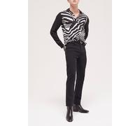 The Kooples Two-tone Zebra Print Chemise Black White Taglia: S | Camicie Casual Outlet | Uomo | Nero