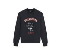 The Kooples Wild Spirit Panther Sweatshirt Black Washed Taglia: S | Outlet | Uomo | Nero