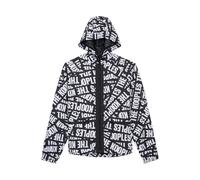 The Kooples Windbreaker Tape Allover Logo Doublure En Mesh Black/white Taglia: S | Giacche leggere Outlet | Uomo | Nero