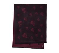 The Kooples Wool Scarf With Skull Pattern Black-bordeaux Taglia: OS | Outlet | Uomo | Bianco
