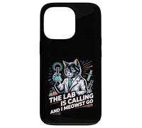 The Lab Is Calling And I Meowst Go Science Cat Nerd - Custodia per iPhone 13 Pro