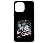 The Lab Is Calling And I Meowst Go Science Cat Nerd - Custodia per iPhone 13 Pro Max