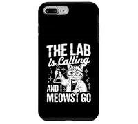 The Lab Is Calling And I Meowst Go Science Cat Nerd - Custodia per iPhone 7 Plus/8 Plus