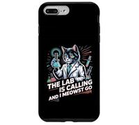 The Lab Is Calling And I Meowst Go Science Cat Nerd - Custodia per iPhone 7 Plus/8 Plus