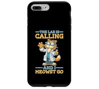 The Lab Is Calling And I Meowst Go Science Cat Nerd Custodia per iPhone 7 Plus/8 Plus