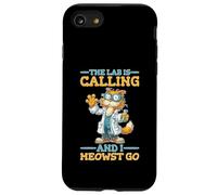 The Lab Is Calling And I Meowst Go Science Cat Nerd Custodia per iPhone SE (2020) / 7/8