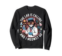 The Lab Is Calling And I Meowst Go Science Cat Nerd ||- Felpa