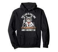The Lab Is Calling And I Meowst Go Science Cat Nerd |||- Felpa con Cappuccio