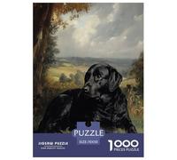 The Labrador Retriever 1000 Pieces Jigsaw Puzzle Creative Cute Animal Puzzle for Adults for Adults from 14 Years Gift Jigsaw Games 70x50cm/1000pcs