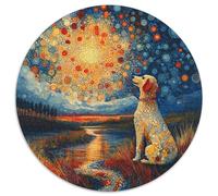 The Labrador Retriever Puzzle 1000 Pezzi Per Adulti E Ragazzi Confezione Di Alta Qualità Intelligente Pet Dogs Puzzle Classico Regalo Perfetto 1000pcs (67.5x67.5cm)