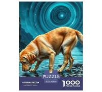 The Labrador Retriever Puzzle Classico 1000 Pezzi Adolescenti Cute Pet Dog Per Uomo E Donna Giocattolo Decorazione Della Famiglia 70x50cm/1000pcs