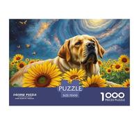 The Labrador Retriever Puzzle Classico 1000 Pezzi Per Adulti Cute Pet Dog Regalo Giocattolo Decorazione Della Casa 70x50cm/1000pcs