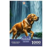 The Labrador Retriever Puzzle Classico 1000 Pezzi Per Adulti Cute Pet Dog Regalo Giocattolo Decorazione Della Famiglia 70x50cm/1000pcs