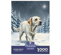 The Labrador Retriever Puzzle Classico 1000 Pezzi Per Adulti Cute Pet Dog Relax PuzzleGiochi Decorazione Della Casa 70x50cm/1000pcs