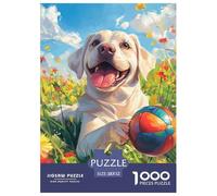 The Labrador Retriever Puzzle Da 1000 Pezzi Per Adulti E Bambini Da 14 Anni E Più Animal Jigsaw Multicolore Classici Educativi Travel Gift Qualità Premium 52x38cm/1000pcs