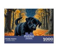 The Labrador Retriever Puzzle Di Cartone 1000 Pezzi Adolescenti Cute Pet Dog Gioco Di Sfida Per GiocoFamiliare 38x26cm/1000pcs