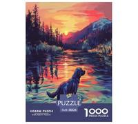 The Labrador Retriever Puzzle Impossible 1000Pcs Decorazione Per La Casa. Giochi Rilassamento E Intelligence Per Adulti E Ragazzi Da 14 Anni 38x26cm/1000pcs