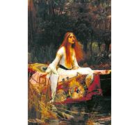 The Lady of Shalott 1888 - John William Waterhouse - Notebook: 120 Lined Pages 6" x 9" Journal Diary Notepad