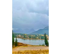 The Lake Before the Frost Lined Notebook