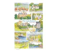 THE LAKE DISTRICT Cotton Tea Towel - Emma Ball Design by Emma Ball