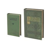 The Lakeside Collection Decorative Book Box - Secret Hiding Place per oggetti di valore - Set di 2