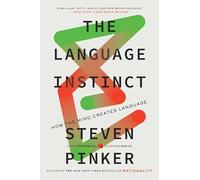 Steven Pinker The Language Instinct (Tascabile)
